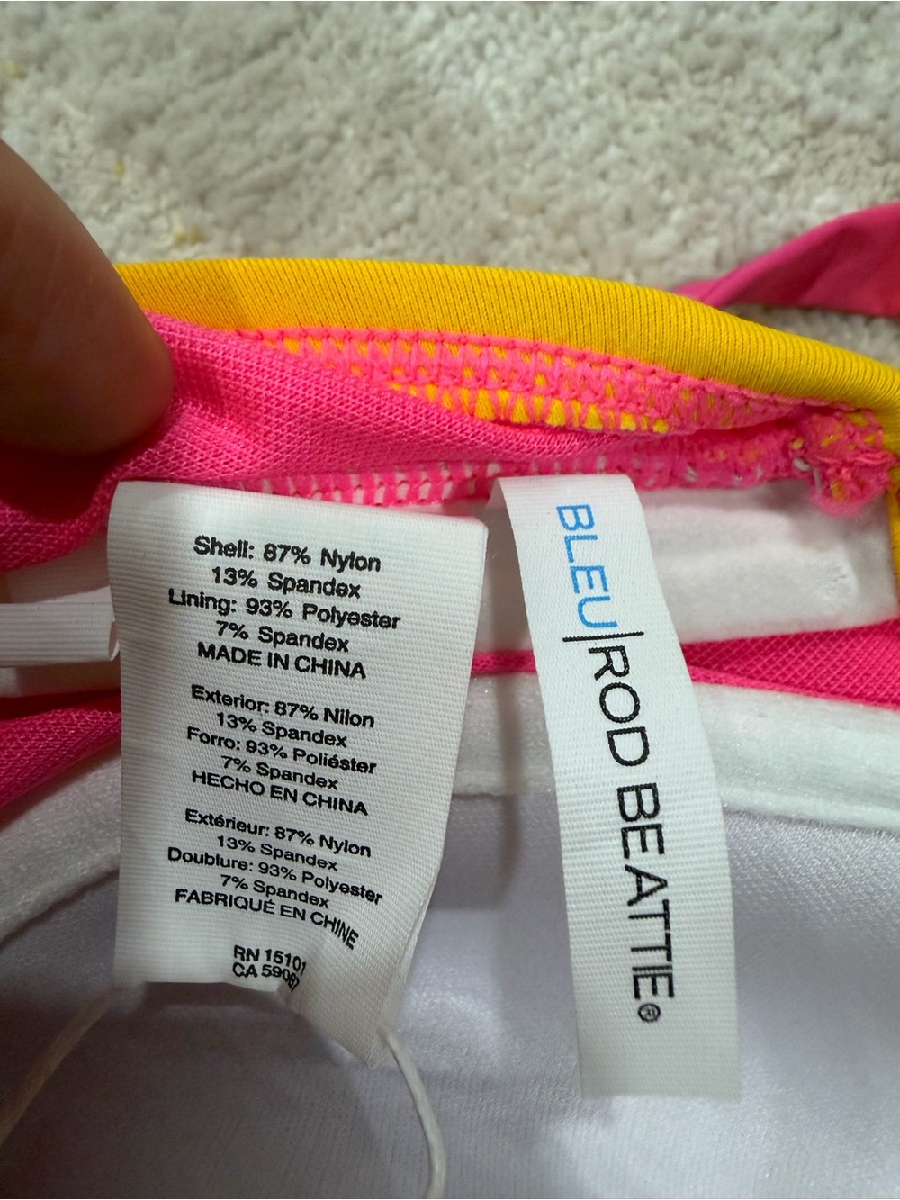 Bleu Rod Beattie Beat The Heat One Piece Swimsuit NWT $125 Size 8 - Picture 8 of 10